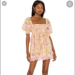 Claire Mini Dress in Pink